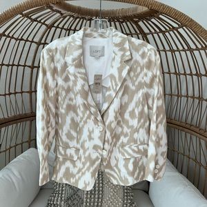 Loft lightweight linen jacket. NWT